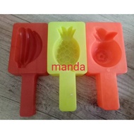 Cetakan kue tok kue ku kue angku motif buah pisang nanas apel