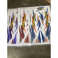 Suzuki RG Sport Body set Sticker Runcing