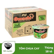 THÙNG 18 TÔ MÌ OMACHI TÔM CHUA CAY 92GR- 61044
