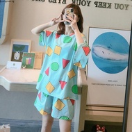 【READY LOCAL STOCK】Baju Tidur Crayon Shin Chan Crayon Shin Chan Pyjamas Set 2 Piece set wear t-shirt