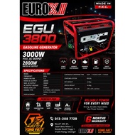 EUROX EGU3800 EuroPower Power Generator Petrol Getset Generator 4 Stroke Portable Gasoline Generator