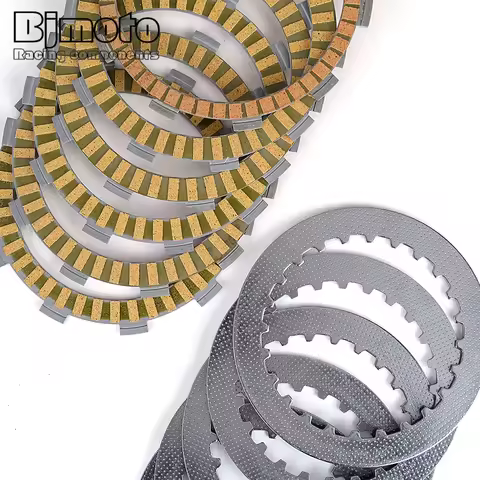 Clutch Friction Plates For Honda NT400 NT 400 Bros 400 NC25 1988-1991 23311-413-000 22321-MM9-000 22