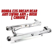 Swing Arm Ex5 Dream Wave100 Silver Chrome Swing Arm + Bush Rear Swingarm Dream Swing Arm Silver