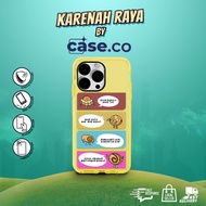 "Pantun Raya" - Karenah Raya By Case.Co TPU Bumper Case Casing IP678 Till IP12PROMAX Phone case