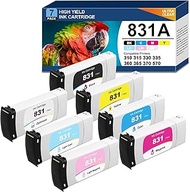 831 Ink Cartridge Set 831 831A Ink 775ml for CZ682A CZ683A CZ684A CZ685A CZ686A CZ687A CZ706A Ink Ca