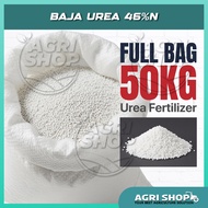 (FULL BAG) Agrishop 50kg Premium Urea Agrenas 46%N Nitrogen Fertilizer Nutrient for Trees Flowers Ve