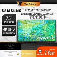 Samsung CU8000 Dynamic Crystal UHD 4K Smart TV (2023) | 70" 75" 85" | UA75CU8000KXXM UA85CU8000KXXM UA70BU8000KXXM UA75BU8000KXXM UA85BU8000KXXM (75CU8000 85CU8000 70 75 85 Inch TV Television 电视机)