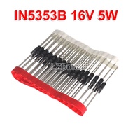20pcs 1N5353B IN5353B Zener Diode 16V 5W DO-15 IN5353 1N5353BRLG New
