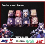 L14 Genshin Impact Keycaps Oem Profile |Tombol Mekanikal Keyboard .