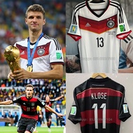 👏Germany 德國  #13 Thomas Muller 湯馬士梅拿  2014 World Cup Home/Away jersey   短袖波衫 球衣 歐國盃 💎紫鑽商家💎 所有衫款/球員/號