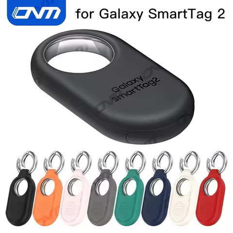 Protective Case for Samsung Galaxy SmartTag 2 Silicone with Keychain Anti-lost for Samsung Galaxy Sm