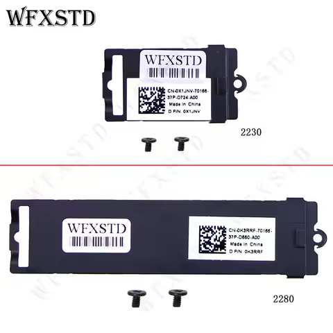 New M.2 2230 2280 Plate X1JNV K3RRF Bracket For Dell ALIENWARE M16 M18 R1 R2 Pcie SSD Cooling Heatsi