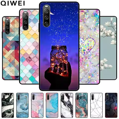For Sony Xperia 10 V / 1 V 2023 Case Fashion Cute Silicone TPU Coque For Sony Xperia 10V 5G Protecti