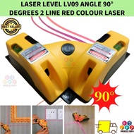 LASER LEVEL LV09 ANGLE 90° DEGREES 2 LINE RED COLOUR LASER
