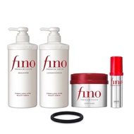Fino Premium Touch Complete Hair Spa Set - Shampoo (550ml), Conditioner (550ml), Mask (230g) & Hair 