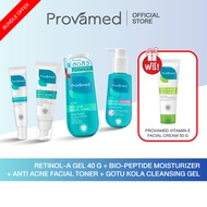 [SET] PROVAMED ACNE RETINOL-A GEL 40 G & Toner 200ml &  GOTU CLEANSING GEL 120ML