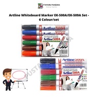 [Saujana] Artline Whiteboard Marker EK-500A/6W & EK-509A/6W -6 Colour/Set