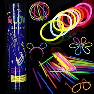 Win Grosir - Glow Stick Gelang Fosfor Glowstick Light Stick Glow Stik isi 100 Pcs 50 Pcs / Glow Stic