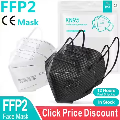 FFP2 Face Masks Masques CE KN95 Face Mask Filter 5Layers Adult kn95 Mascarillas Quirurgicas Homologa