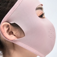LL 1PC Summer Women Cycling  Ice Cotton Mask Full Face Mask Willow Catkin LL