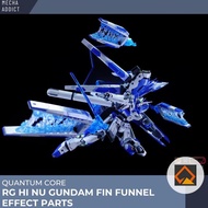 [BARU] RG HI NU GUNDAM FIN FUNNEL EFFECT PARTS BY QUANTUM CORE