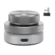 Volume Control Knob with RGB Light 2.4G Bluetooth USB-C Wired Multimedia Controller Knob