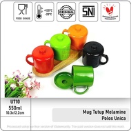 U710 Unica Melamine Lid Mug 550ml