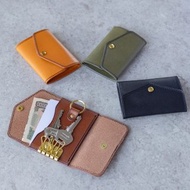 栃木皮革鑰匙零錢包 STATUSY 日本製 短夾 卡片零錢包 皮夾 真皮