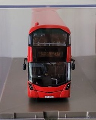 MGG Workshop 1:76 九巴 玻璃梯 富豪 Volvo B8L V6B72 WF5768@42A 巴士模型 佐敦西九龍站 (行李架版)