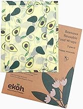 EKOH Honey Bee Wraps, Reusable Beeswax Food Wraps, Eco Friendly Beeswax Food Wrap, Sustainable Food 