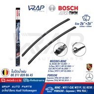 ⭐ BENZ PORSCHE ⭐ ใบปัดน้ำฝน แท้ BOSCH AERO TWIN | เบนซ์ รุ่น W211 CLS W219 SL R230 | PORSCHE Cayenne