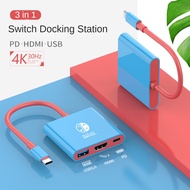 3in1 Type C to HDMI Adapter USB C Hub Type C Docking Station Nintendo Switch OLED V1 V2 Charge Dock TV 4K USB3.0 PD Charging USBC HUB for Switch Phone Laptop Tablet