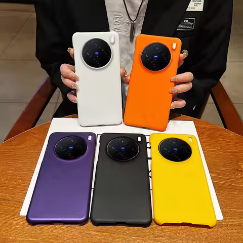 Luxury Rubberized Matte Hard Plastic Case For Vivo X200 X100 X100S X90 Pro Mini Ultra X200S X90S X80