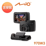 Including Installation at Home Mio MiVue 970W3 Front 4K Rear 2K Inner 2K GPS WIFI Driving Recorder (