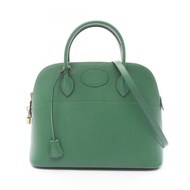 【二手】愛馬仕 HERMES 手提包 Bolide 35 綠色 其他 Bolide 35 綠色 女士二手 B
