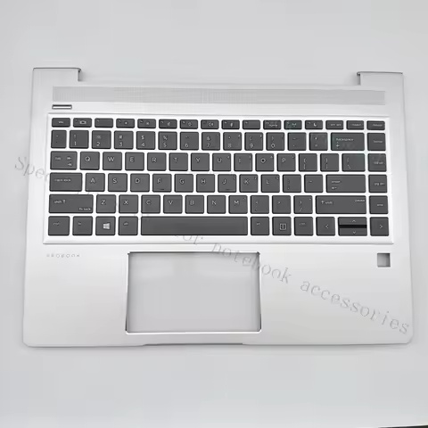 A+ For HP Probook 440 445 G6 G7 C-Cover US Keyboard Sliver L44589-001 L65225-B31