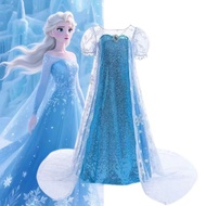 Frozen Princess Dress elsa elsa Girls Children elsa elsa Girls 2025 New Clothes elsa Summer