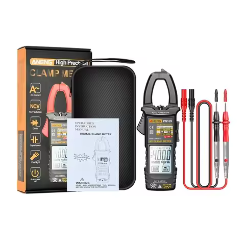 AB34- PN109 Smart Clamp Meter Digital Multimeter 4000 Counts 600A High Current Non-Contact Voltage T
