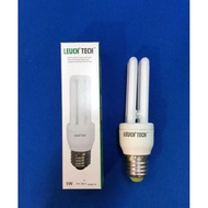 LEUCH TECH ENERGY SAVING LAMP LHE 8W 2U E27 827 WARM WHITE YELLOW E27