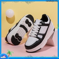 four-wheeled Heelys rechargeable LED shoes kids luminous shoes kick roller shoes cheap roller skates