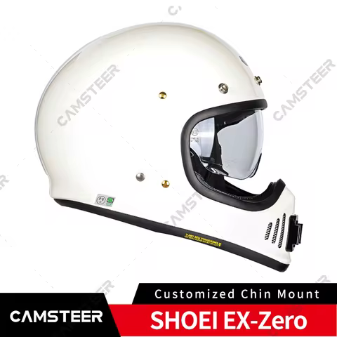 SHOEI EX-Zero Custom Aluminium Helmet Chin Mount for GoPro Hero 12 11 10 9 Insta360 X4 X3 Ace pro DJ