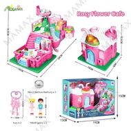 【SG Stock】Kids 6-Themed Design 3D Surprise Mini Multi-Storey Treasure House Toy Set With Lights&Musi