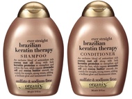 Organix Ever Straight Brazilian Keratin Therapy, DUO Set Shampoo + Conditioner, 13 Ounce, 1 Each Org