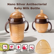 Nano Silver Silicone Newborn Milk Bottle Bayi Botol Susu Wide Neck PPSU Anti-Bacterial Milk Bottle