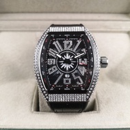 Fashion fashion❤ Men's Frank Barrel Large Dial Gypsophila Belt Yacht Dia Retro Wrist Watch F3I9 262 