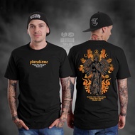 SATANIC TSHIRT HAIL SATAN BAJU DISTRO PAKAIAN PRIA