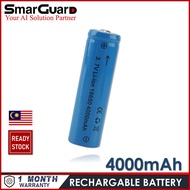 🇲🇾SmarGuard ORIGINAL18650 Rechargeable Li-ion battery 4000mAh