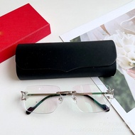 Cartier Frameless sunglasses Retro Small Square sunglasses Optical Glasses sunglasses