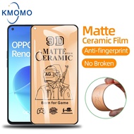Gaming Ceramic Matte Tempered Glass OPPO Reno 11F 5G 8T 4G 8 Pro 8z 7 7z 6z 6 5z 5 5F 4 4G 3 2 2z 2F Anti-Fingerprint Full Screen Protector