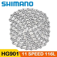 SHIMANO Dura Ace XTR CN HG901 Chain 11 Speed Road Bike 116L Chain HG901 Chain For M9000 6800 5800 Bi